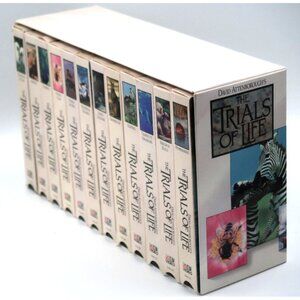 David Attenborough's The Trials of Life (12 VHS Cassettes) Complete | Very Good